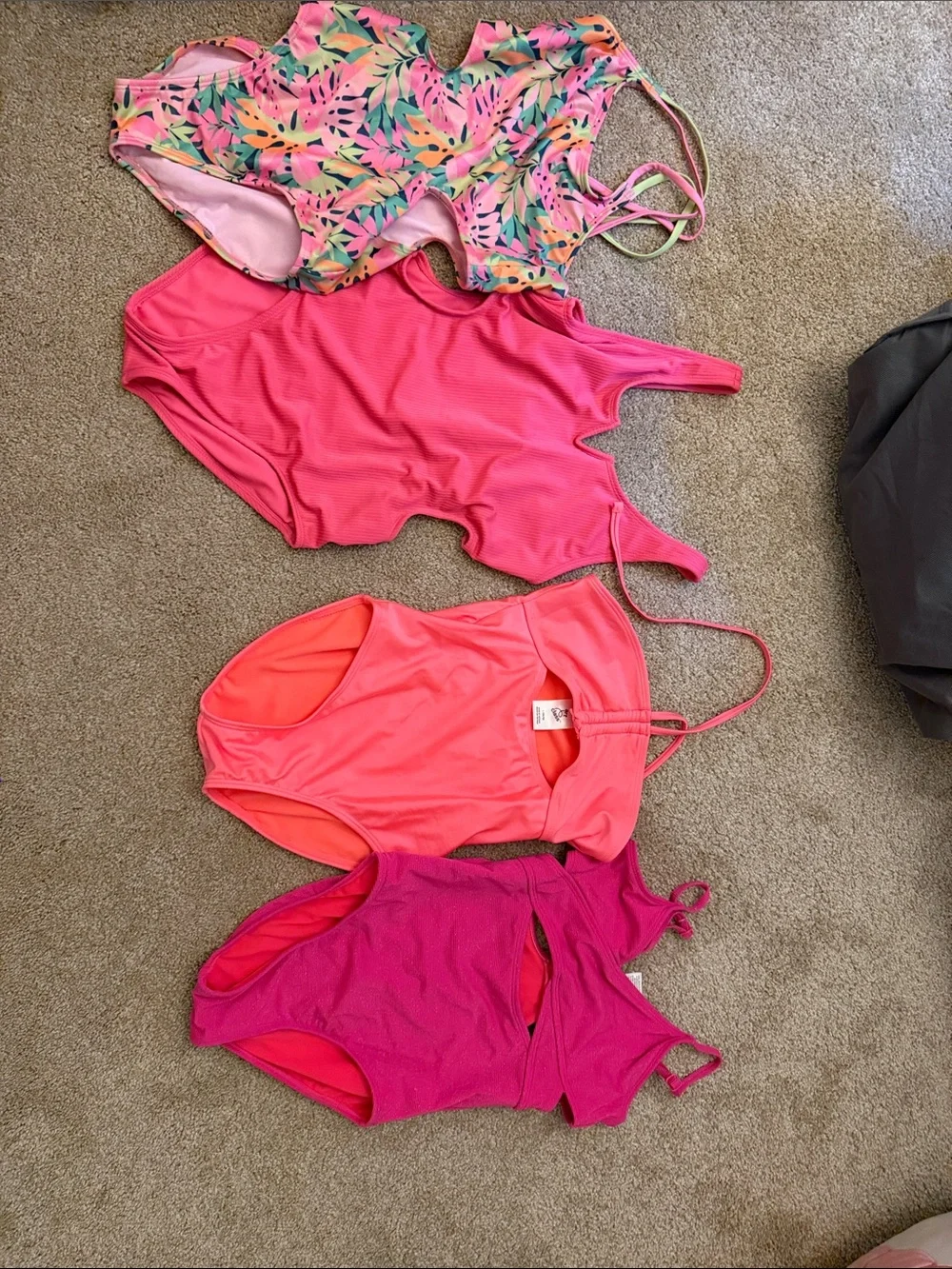 art class Girls' Pink & Coral One-Piece Swimsuit Bundle